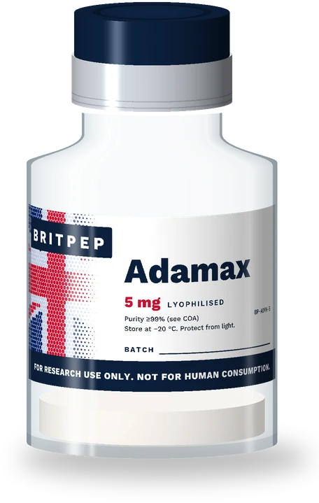 Adamax 5 mg research peptide vial