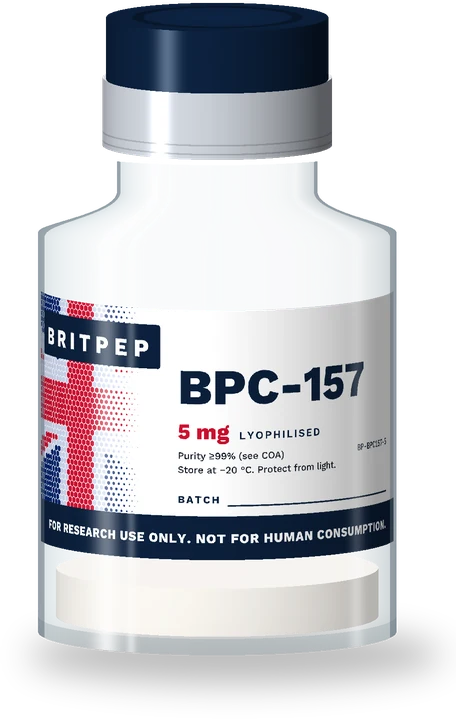 BPC-157 5 mg research peptide vial