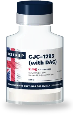 CJC-1295 (with DAC) research peptide vial