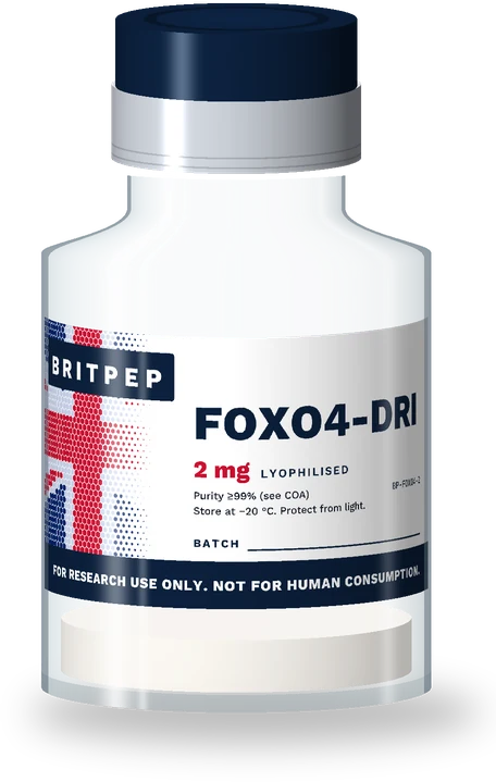 FOXO4-DRI 2 mg research peptide vial