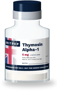 Thymosin Alpha-1 research peptide vial