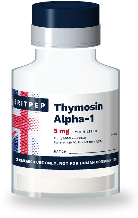 Thymosin Alpha-1 5 mg research peptide vial