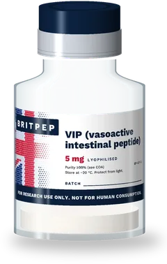 VIP (vasoactive intestinal peptide) research peptide vial